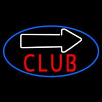 Club With Arrow Neontábla