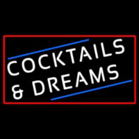 Cocktails And Dreams Bar Neontábla