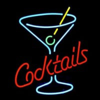 Cocktails Martini . XCAT_GLASS Logó Sör Kocsma Neontábla Karácsonyi ajándék Gyors szállítás