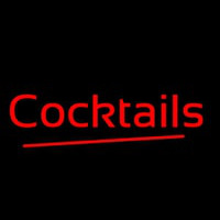 Cocktails Neontábla