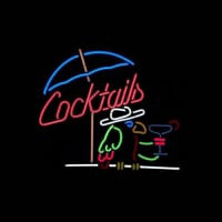Cocktails Parrot Sör Kocsma Nyitva Neontábla