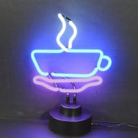 Coffee Cup Desktop Neontábla