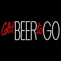 Cold Beer To Go Neontábla