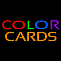 Color Cards Neontábla