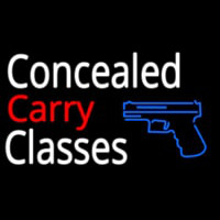 Concealed Carry Classes Neontábla