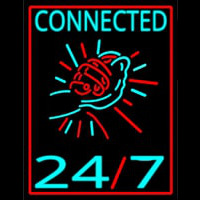 Connected 24by Neontábla