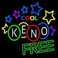 Cool Keno Free Neontábla