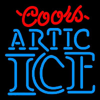 Coors Artic Ice Beer Sign Neontábla