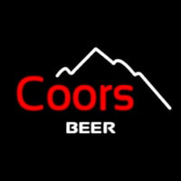 Coors Beer Mountain Neontábla