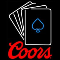 Coors Cards Neontábla