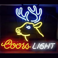 Coors Deer Sör Kocsma Nyitva Neontábla