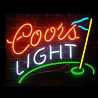 Coors Golf Sör Kocsma Nyitva Neontábla