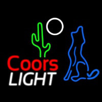 Coors Light Coyote Neontábla