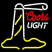Coors Light Lighthouse Beer Sign Neontábla