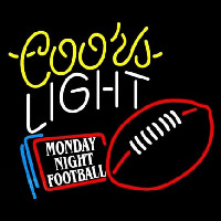 Coors Light Monday Night Football Neontábla