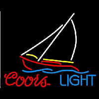 Coors Light Sailboat Neontábla