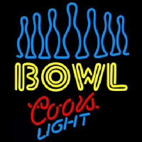 Coors Light Ten Pin Bowling Neontábla