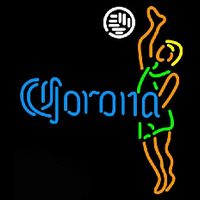 Corona Ball Volleyball boy Beer Sign Neontábla