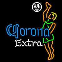 Corona E tra Ball Volleyball boy Beer Sign Neontábla