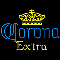 Corona E tra Crown Beer Sign Neontábla