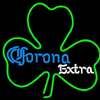 Corona E tra Green Clover Beer Sign Neontábla