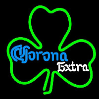 Corona E tra Green Clover Beer Sign Neontábla