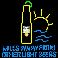 Corona E tra Miles Away From Other Beers Beer Sign Neontábla