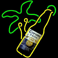Corona E tra Palm Tree Bottle Beer Sign Neontábla