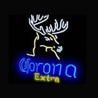 Corona Extra Sör Kocsma Nyitva Neontábla