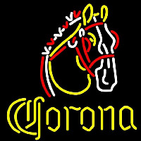 Corona Horse Beer Sign Neontábla