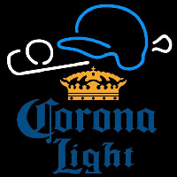 Corona Light Baseball Beer Sign Neontábla