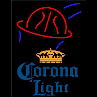Corona Light Basketball Beer Sign Neontábla