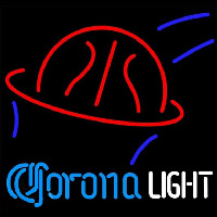 Corona Light Basketball Beer Sign Neontábla