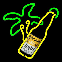 Corona Light Bottle Beer Sign Neontábla