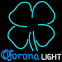 Corona Light Clover Beer Sign Neontábla