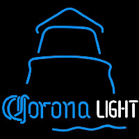 Corona Light Day Lighthouse Beer Sign Neontábla