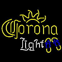 Corona Light Flip Flops Beer Sign Neontábla