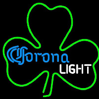 Corona Light Green Clover Beer Sign Neontábla