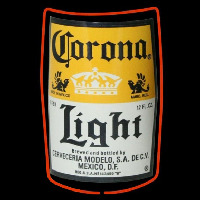 Corona Light Label Beer Sign Neontábla