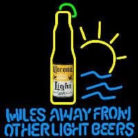 Corona Light Miles Away From Other Beers Beer Sign Neontábla