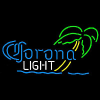 Corona Light Mini Palm Tree Beer Sign Neontábla