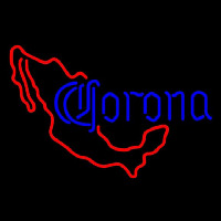 Corona Me ico Red Map Beer Sign Neontábla