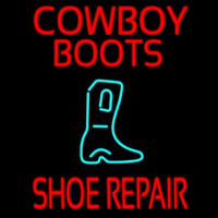 Cowboy Boots Shoe Repair Neontábla