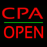 Cpa Block Open Green Line Neontábla