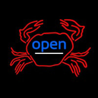 Crab Open Neontábla