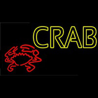 Crab With Logo 1 Neontábla