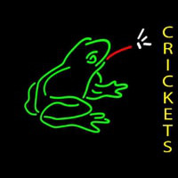 Crickets With Logo Neontábla
