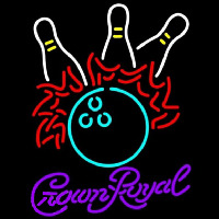 Crown Royal Bowling Pool Beer Sign Neontábla