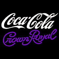 Crown Royal Coca Cola White Beer Sign Neontábla
