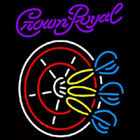 Crown Royal Darts Pin Beer Sign Neontábla